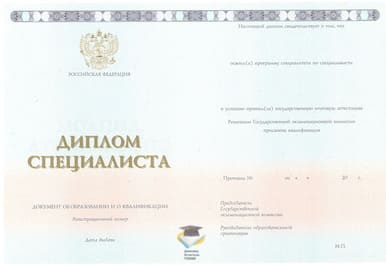 Диплом РХТУ ООО Знак 2014-2020 годов